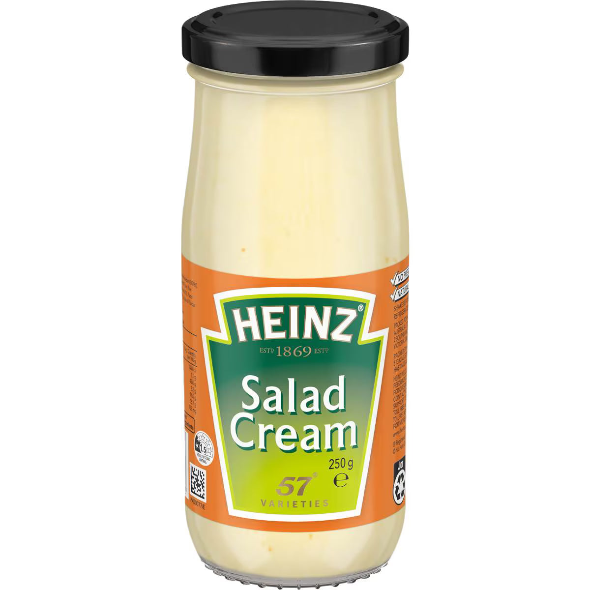 Salad Cream With Natural Flavours & No Preservatives | 250g | Heinz | YG-009115-WW-057203
