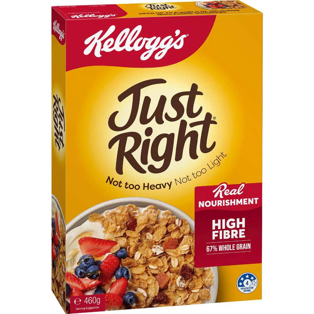 Just Right Apricot & Sultana Breakfast Cereal | 460g | Kellogg's | YG-111878-MC-977812
