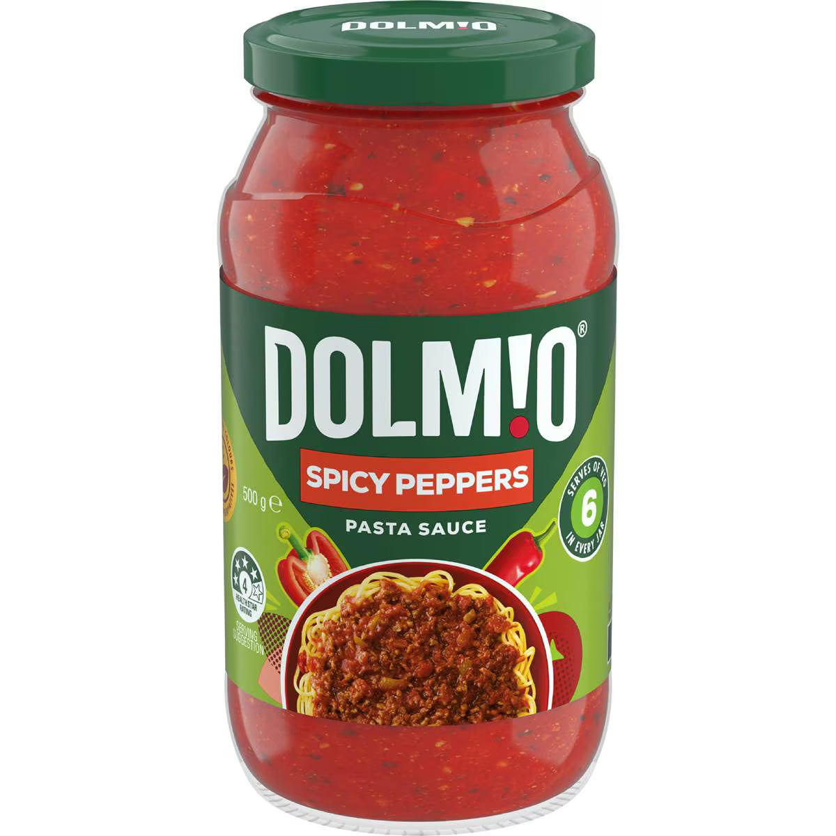 Extra Spicy Peppers Tomato Pasta Sauce | 500g | Dolmio | YG-112201-MC-979037