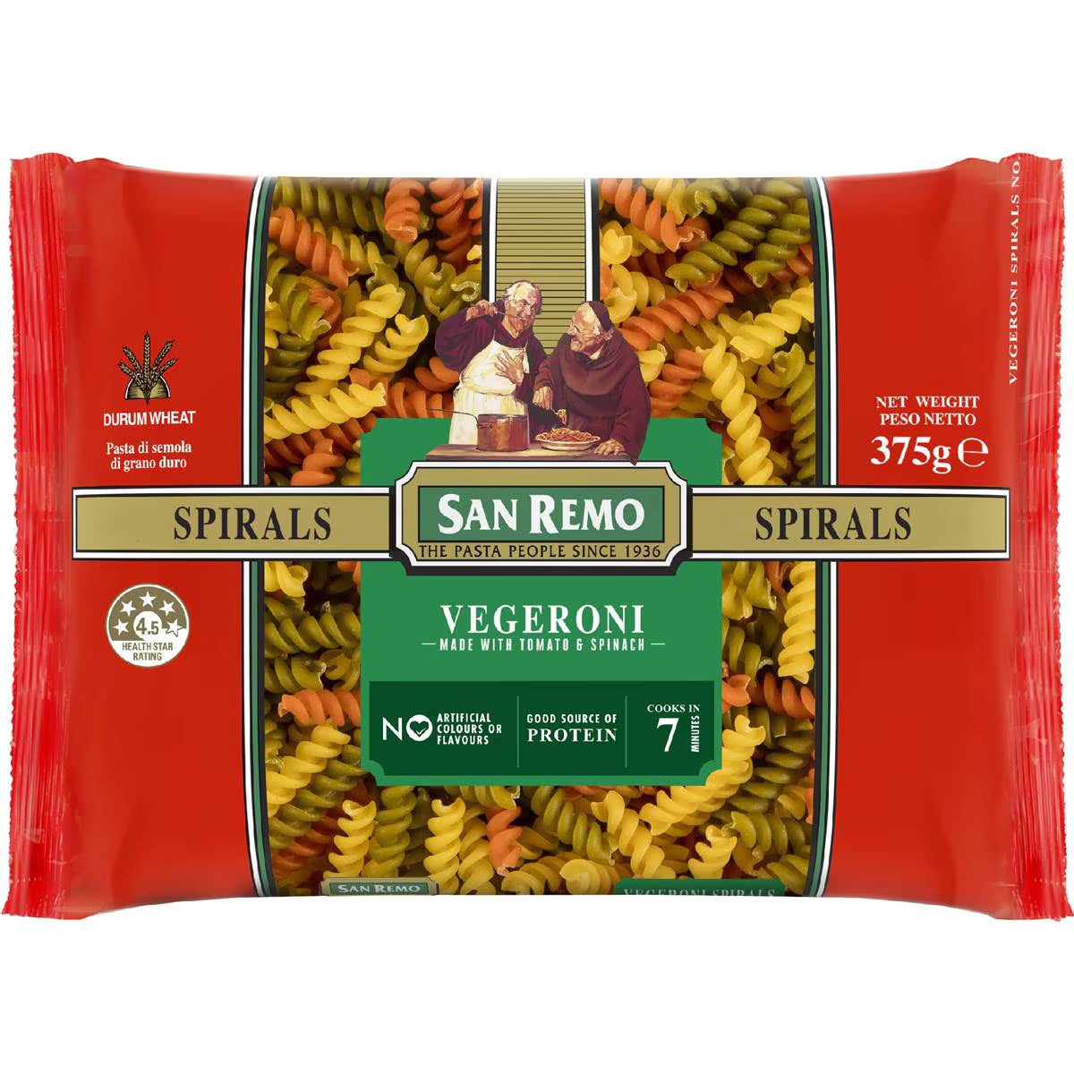 Spirals Vegeroni | 375g | San Remo | YG-112997-MC-978989