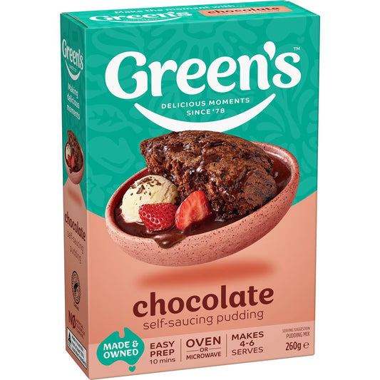 Pudding Chocolate Sponge | 260g | Green's | YG-112888-MC-978348