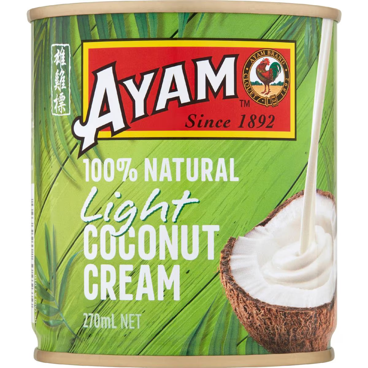 100 Natural Light Coconut Cream | 270ml | Ayam | YG-008151-WW-057572