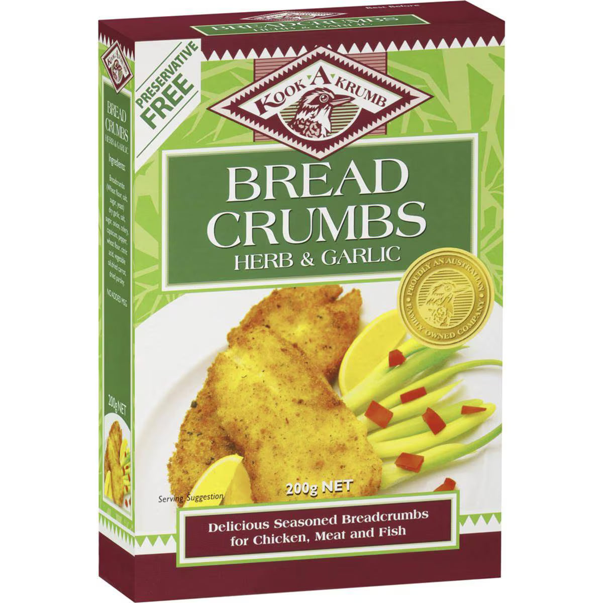 Breadcrumbs Herb & Garlic | 200g | Kook A Krumb | YG-007904-WW-057576