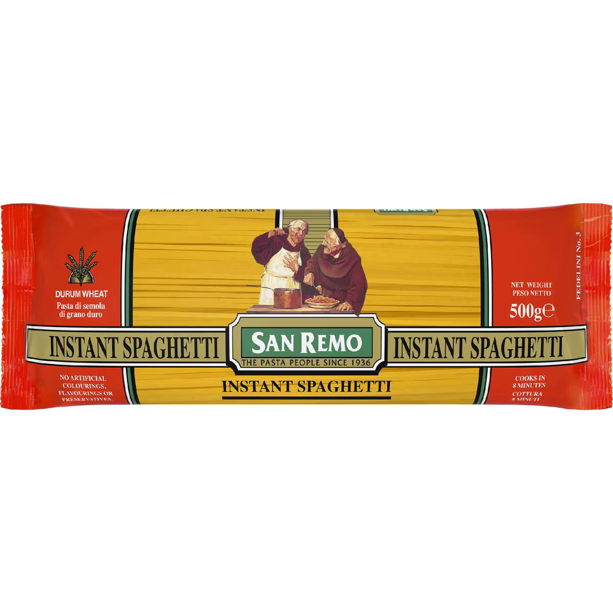 Spaghetti Instant Pasta No 3 | 500g | San Remo | YG-112185-MC-978990