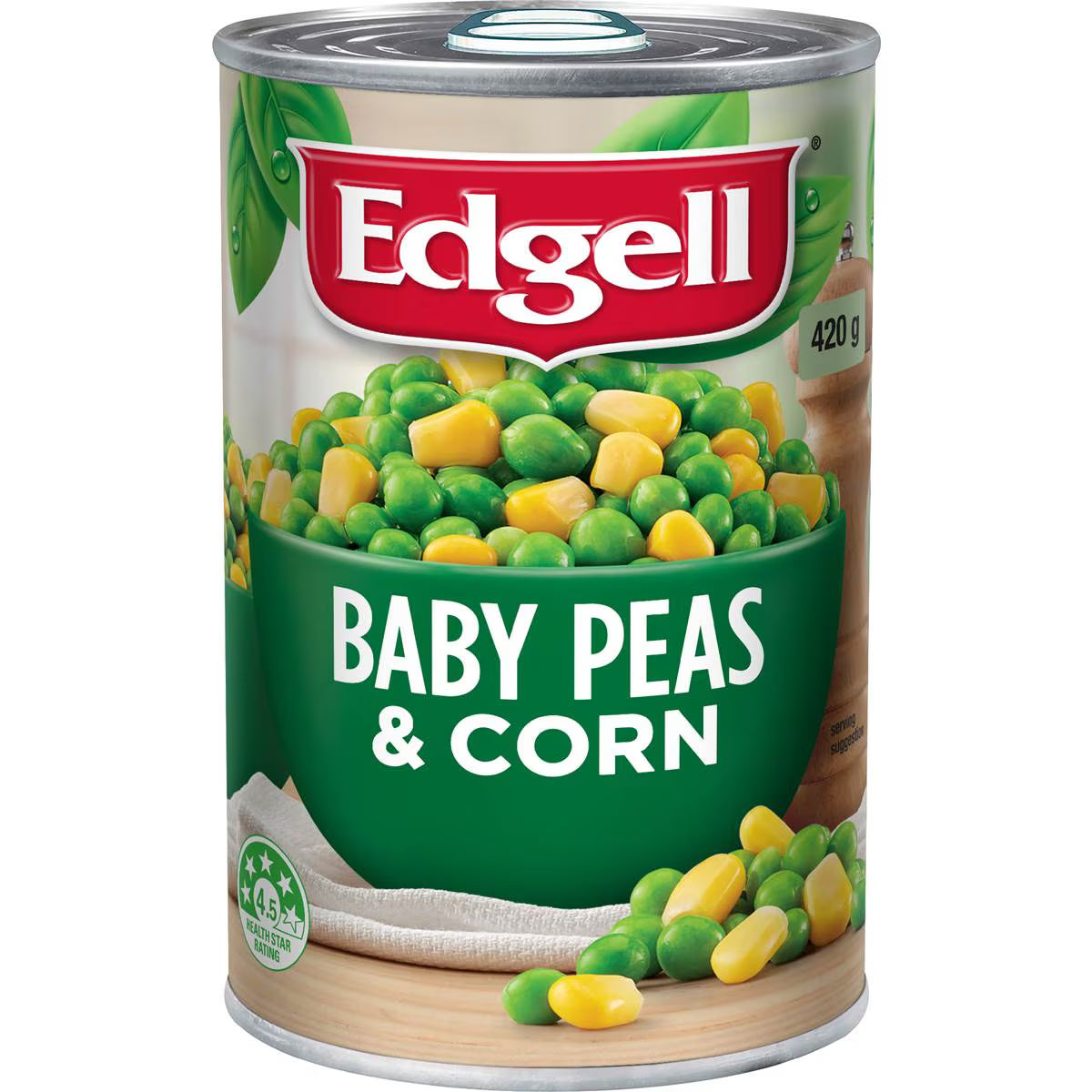 Baby Peas & Corn Baby Peas & Super Sweet Corn | 420g | Edgell | YG-112925-MC-978554