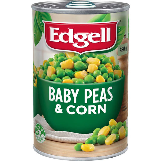 Baby Peas & Corn Baby Peas & Super Sweet Corn | 420g | Edgell | YG-112925-MC-978554