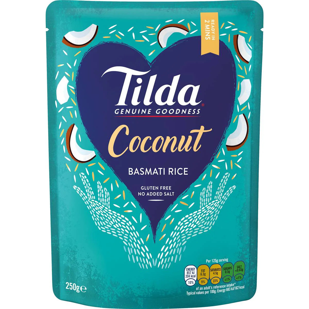 Microwave Coconut Basmati Rice | 250g | Tilda | YG-010409-WW-057713