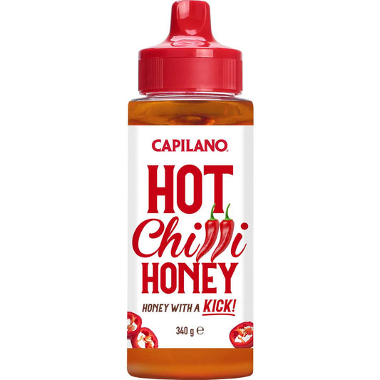 Hot Chilli Honey Squeeze Bottle | 340g | Capilano | YG-112843-MC-978223