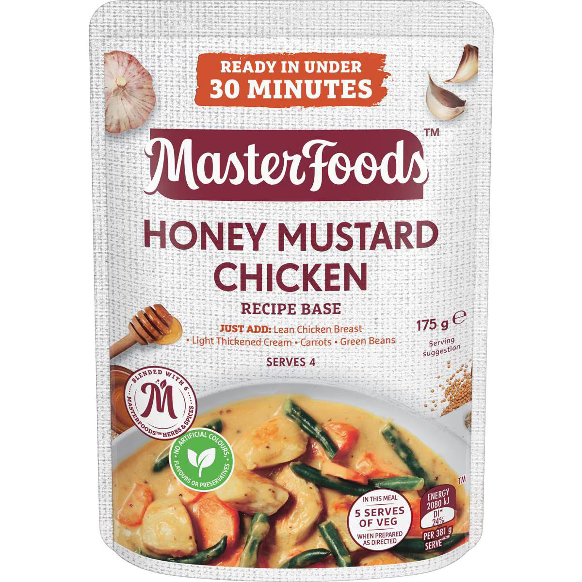 Honey Mustard Chicken Recipe Base | 175g | Masterfoods | YG-009854-WW-057826