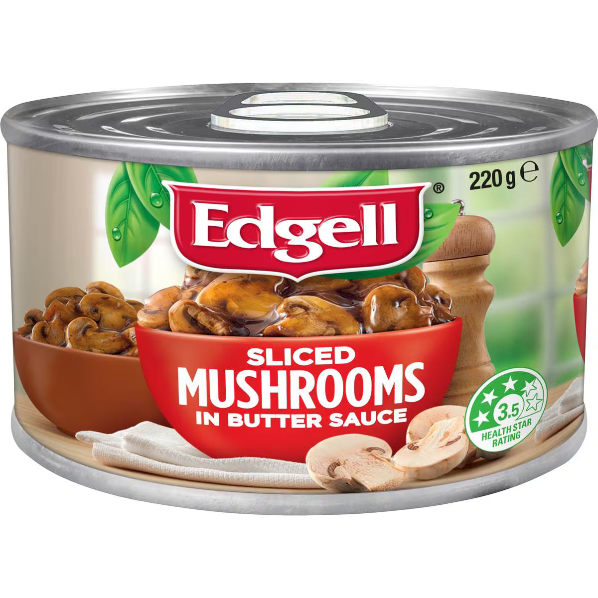 Sliced Mushrooms In Butter Sauce | 220g | Edgell | YG-112926-MC-978556
