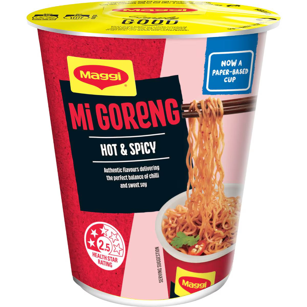 Fusian Instant Noodles Hot & Spicy Flavour Cup | 65g | Maggi | YG-112513-MC-976657