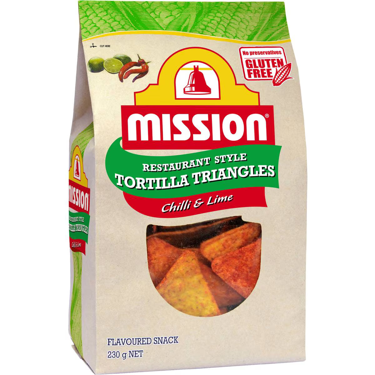 Corn Chips Chilli & Lime | 230g | Mission | YG-111591-MC-976718