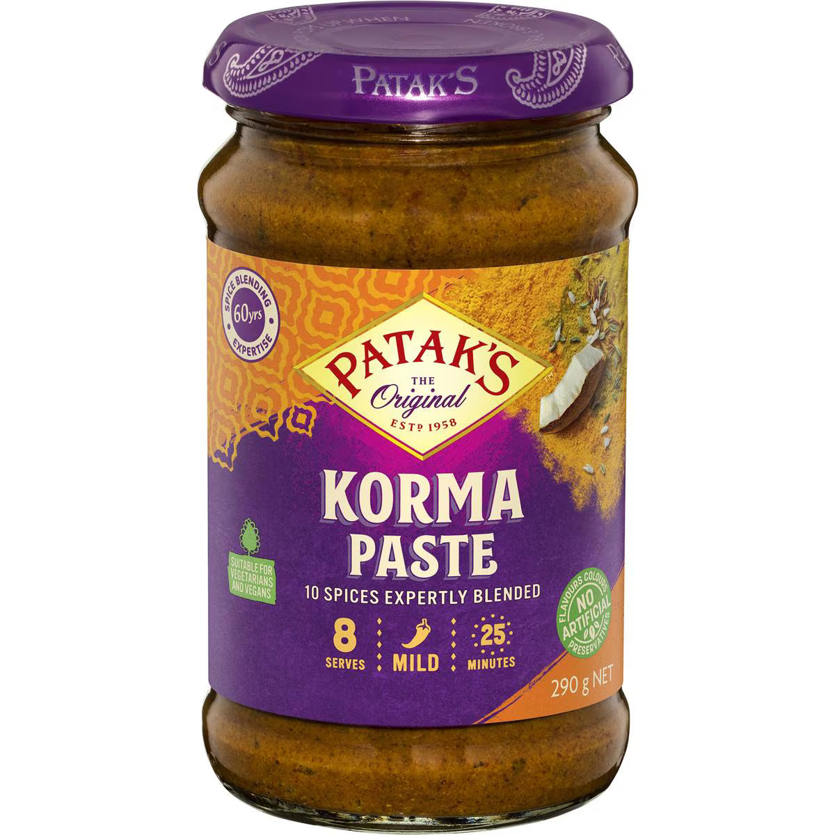 Korma Curry Paste | 283g | Patak's | YG-010687-WW-058103