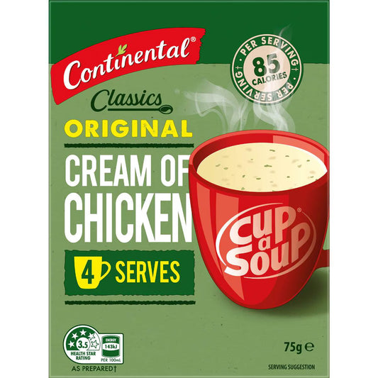 Classics Cup A Soup Original Cream Of Chicken | 75g | Continental | YG-112109-MC-978613