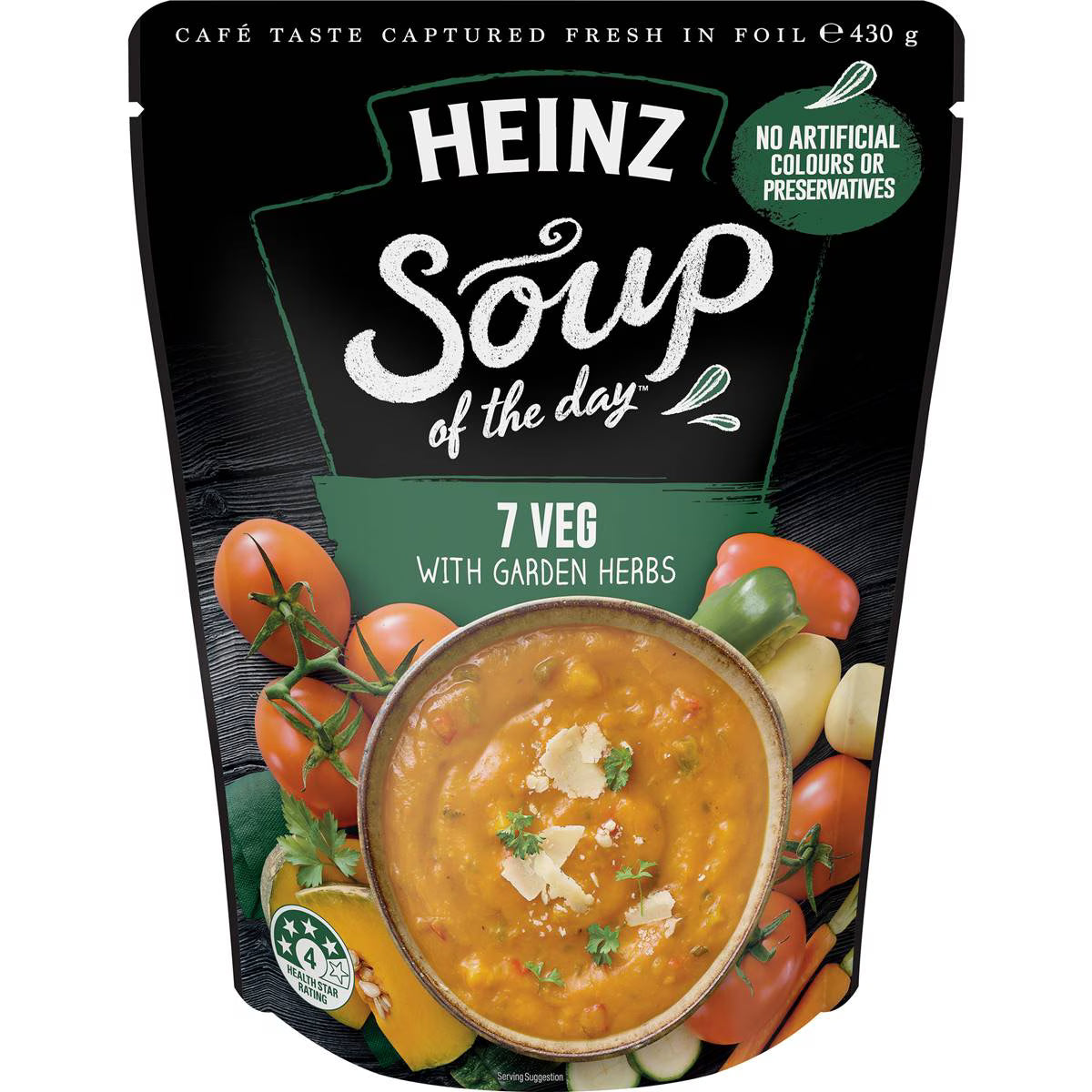 Soup Of The Day 7 Veg With Garden Herbs Pouch | 430g | Heinz | YG-010288-WW-058191