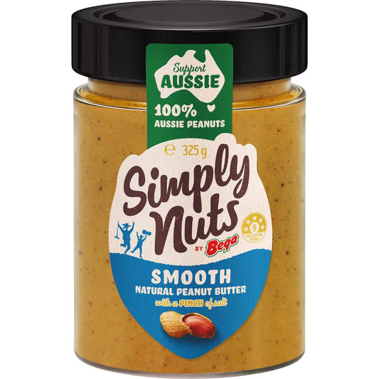 Simply Nuts Smooth Natural Peanut Butter | 325g | Bega | YG-112853-MC-978245