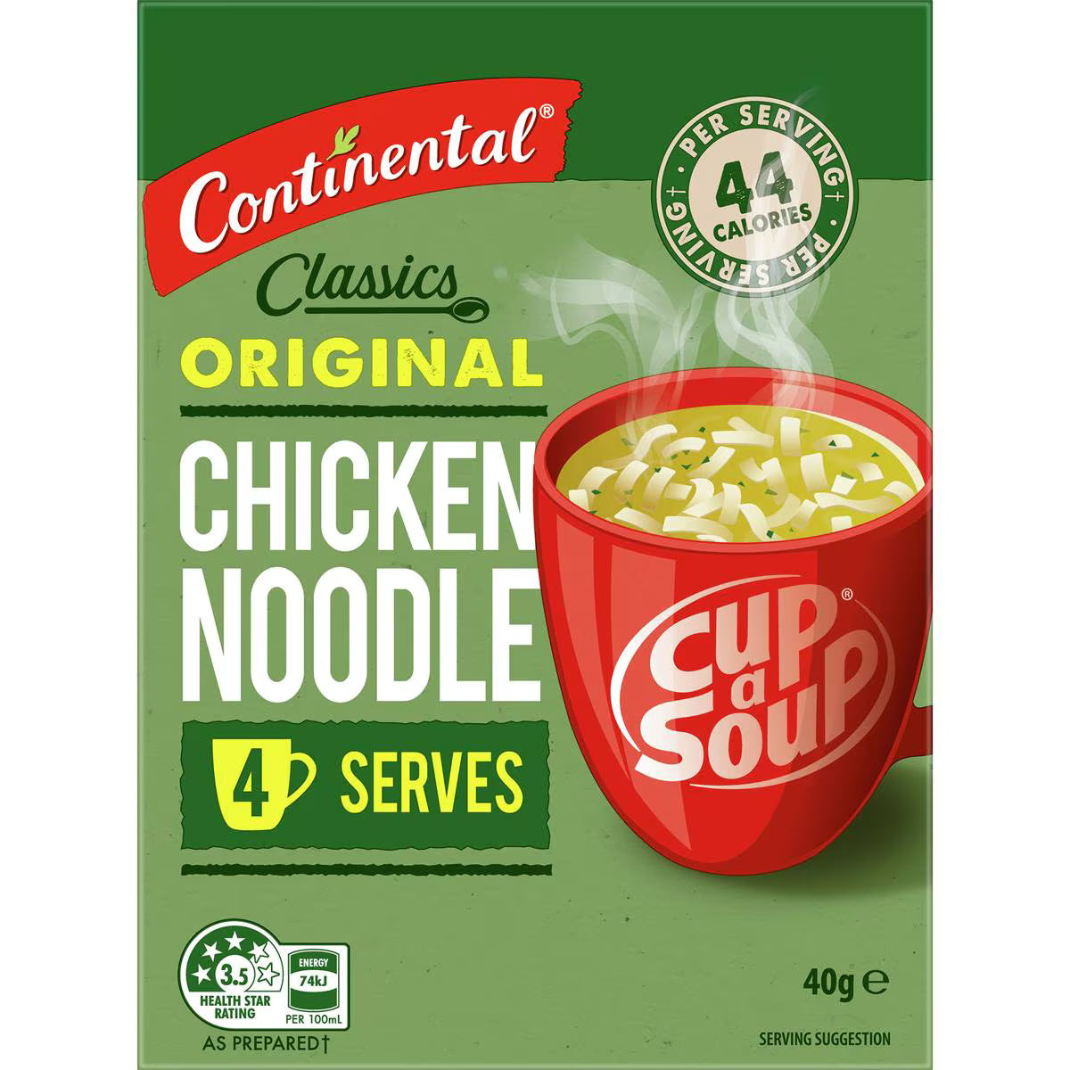 Classics Cup A Soup Original Chicken Noodle | 40g | Continental | YG-112939-MC-978616