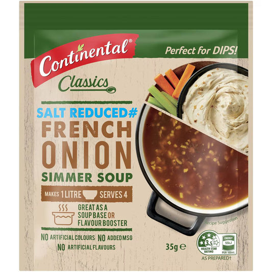 Classics Simmer Soup French Onion Salt Reduced | 35g | Continental | YG-010170-WW-058304
