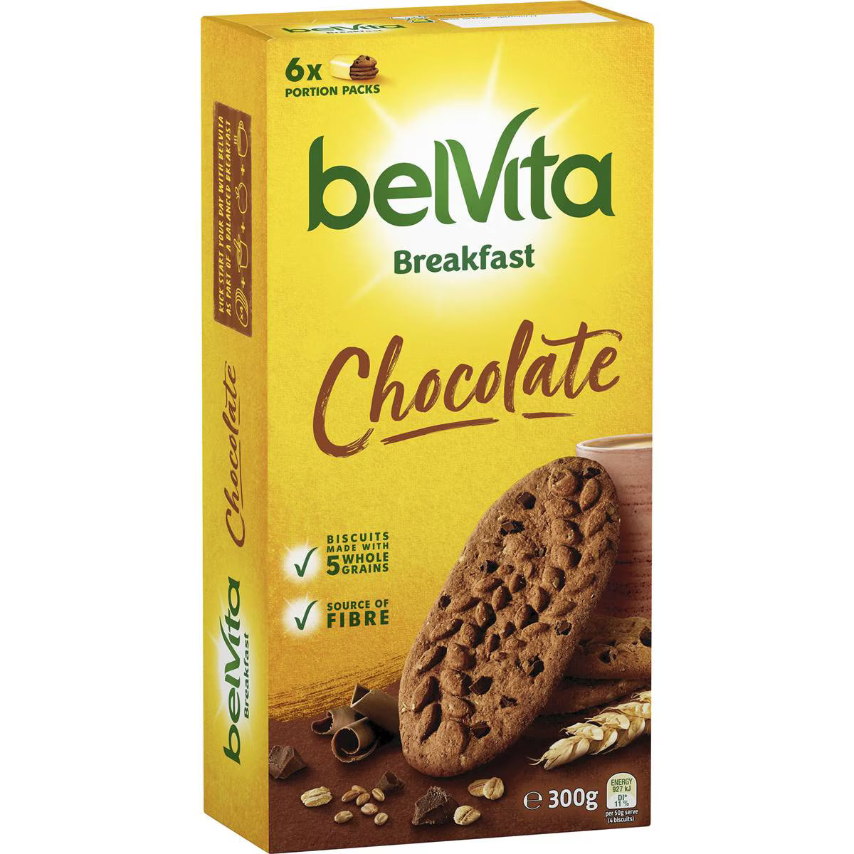 Chocolate Breakfast Biscuits | 300g 6 Pack | Belvita | YG-007774-WW-058351