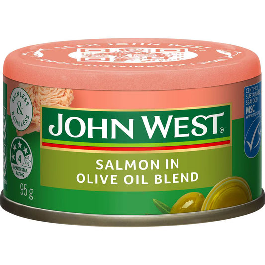 Salmon In Olive Oil Blend Salmon In Olive Oil | 95g | John West | YG-007940-WW-058367