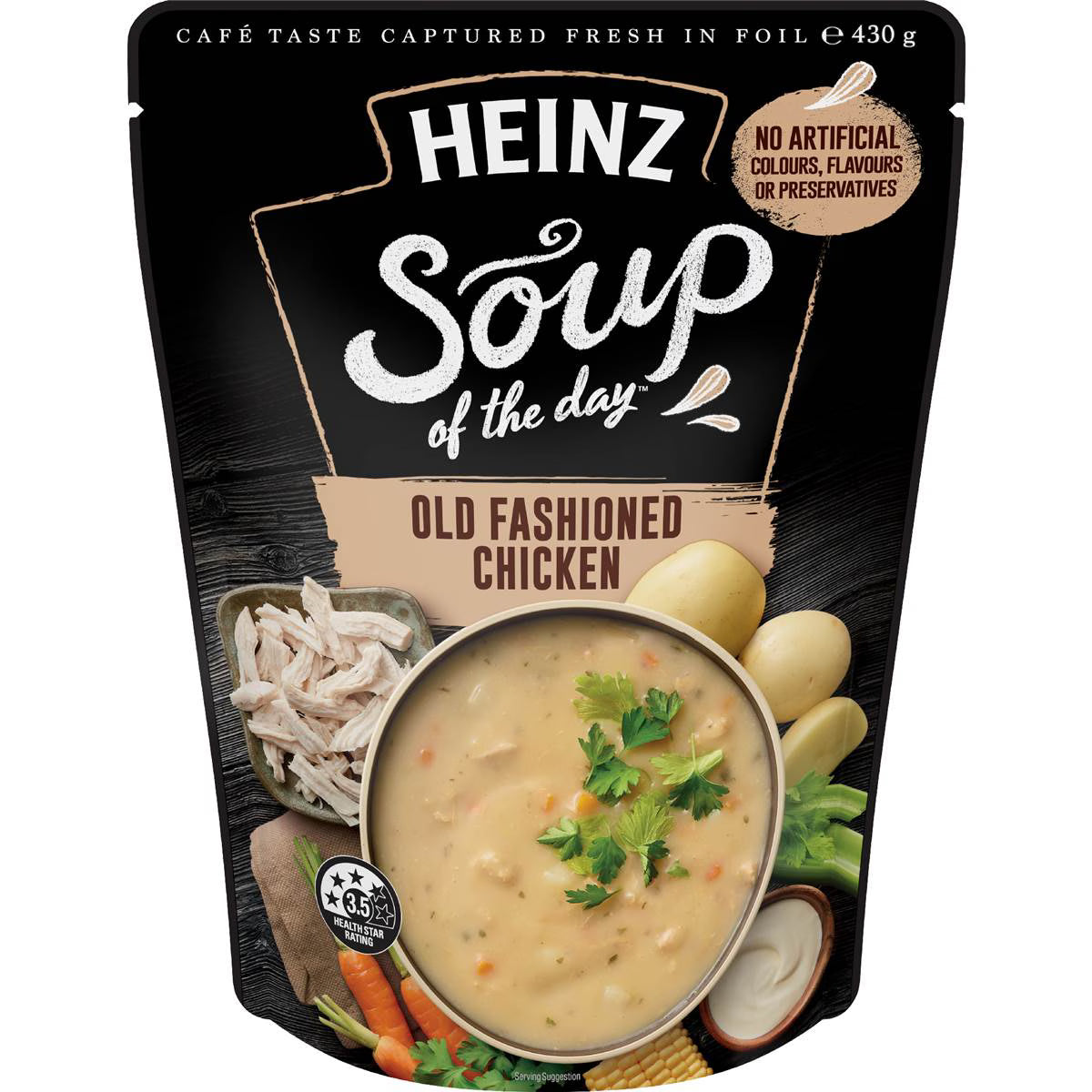 Soup Of The Day Old Fashioned Chicken Pouch | 430g | Heinz | YG-010256-WW-058406