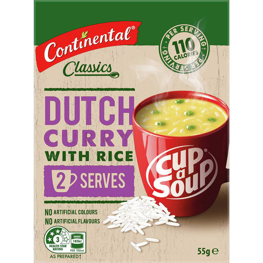 Classics Cup A Soup Dutch Curry With Rice | 55g | Continental | YG-112938-MC-978614
