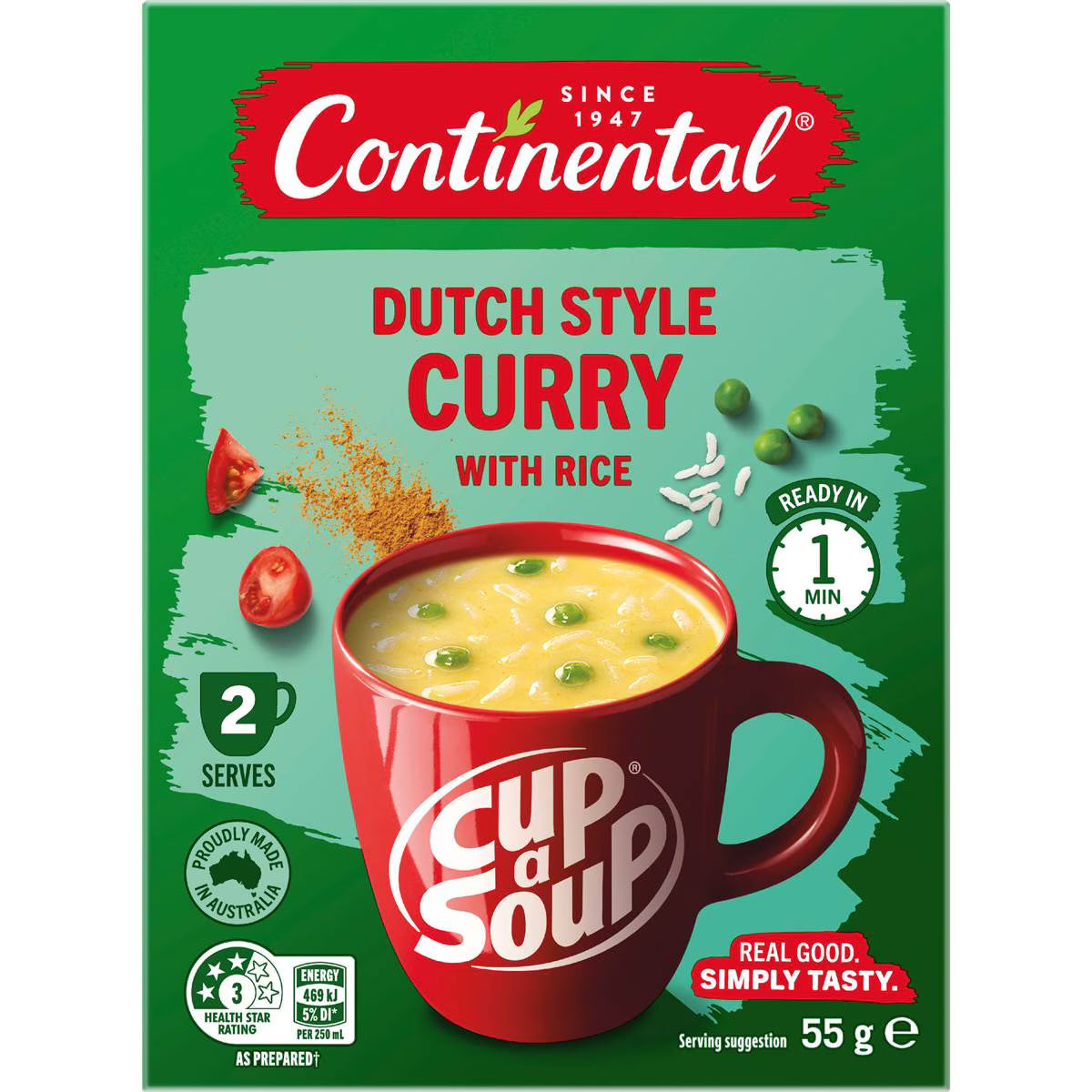 Classics Cup A Soup Dutch Curry With Rice | 55g | Continental | YG-112938-MC-150536