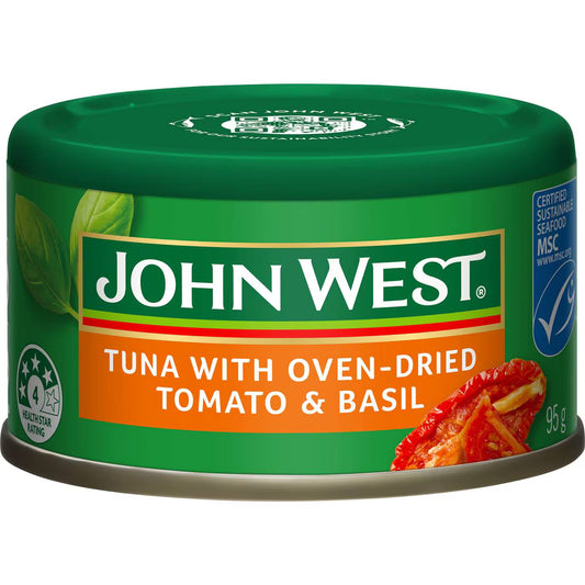 Tuna With Oven Dried Tomato & Basil | 95g | John West | YG-112086-MC-978524