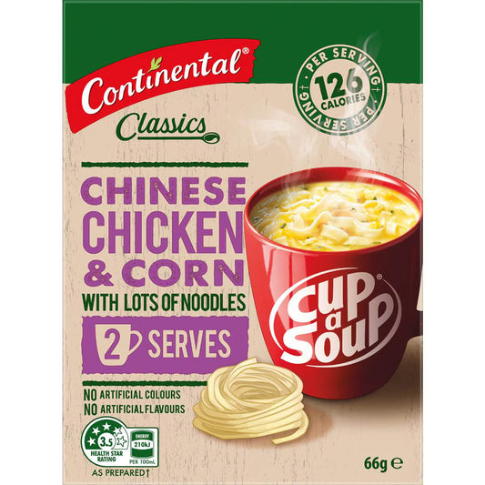 Classics Cup A Soup Chinese Chicken & Corn | 66g | Continental | YG-112942-MC-978639