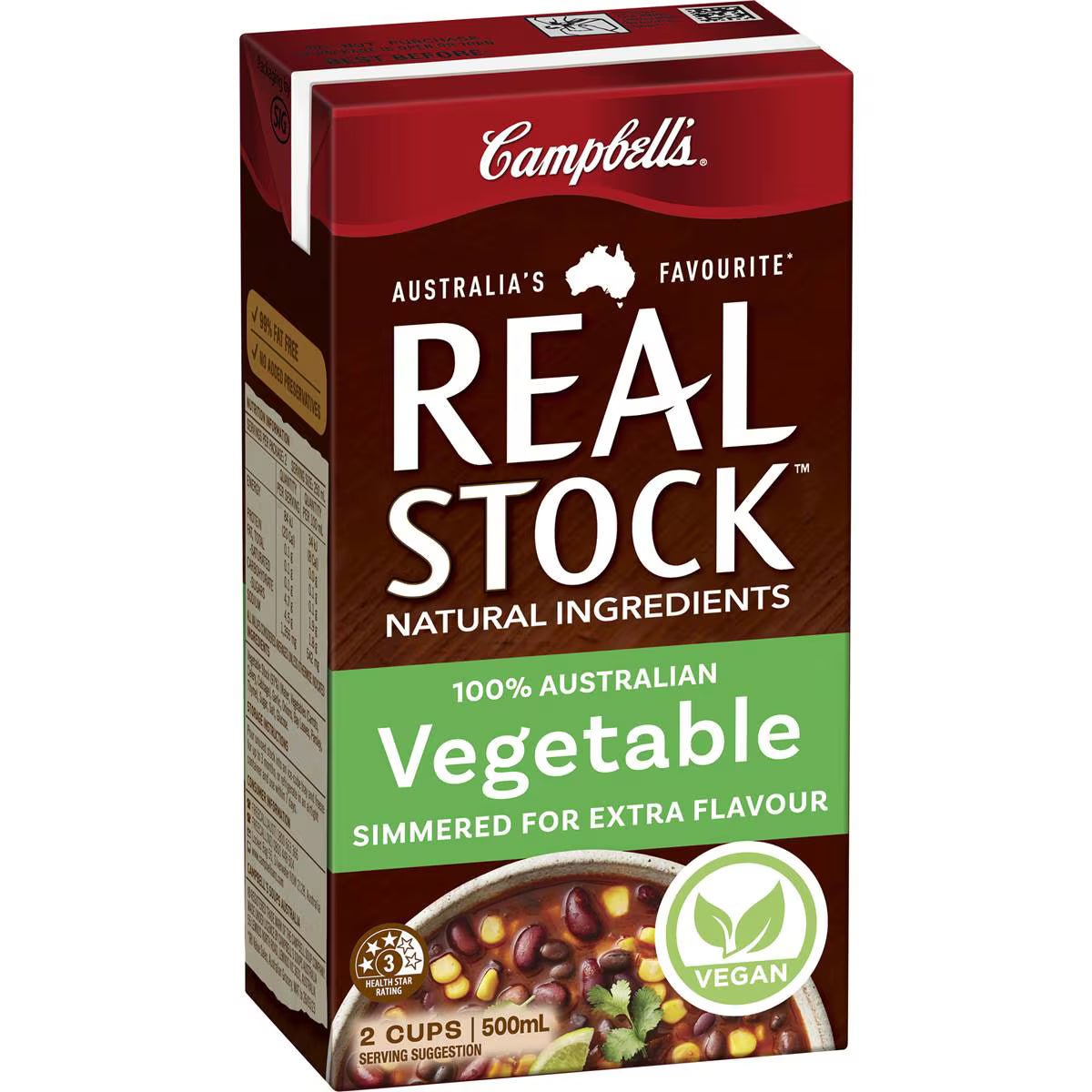Real Stock Vegetable Liquid Stock | 500ml | Campbell's | YG-112134-MC-978722