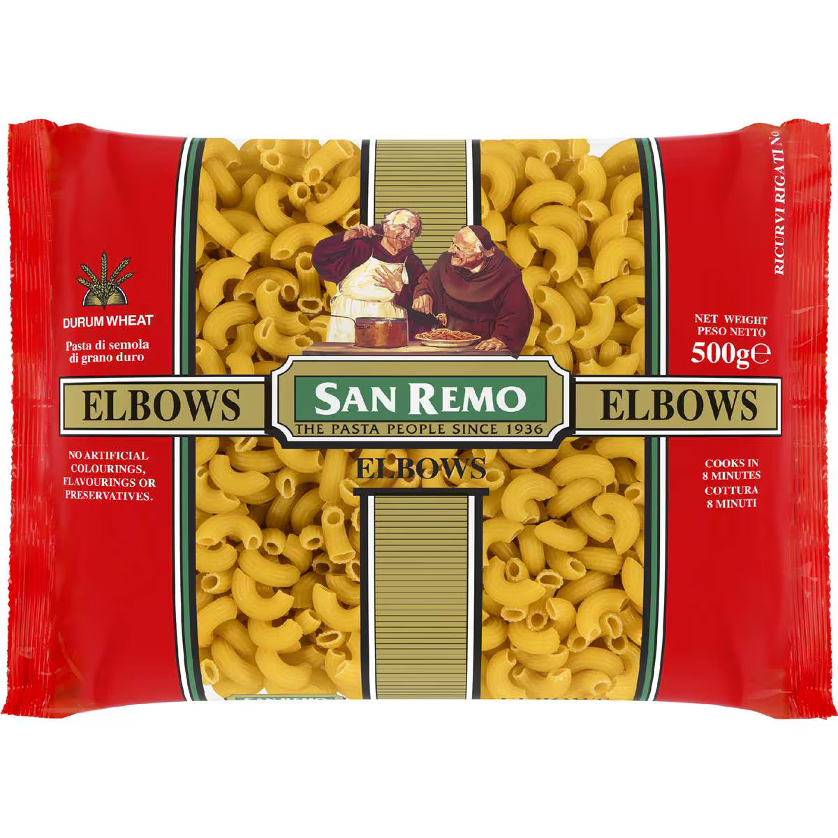Elbows Pasta No 35 | 500g | San Remo | YG-112188-MC-978995