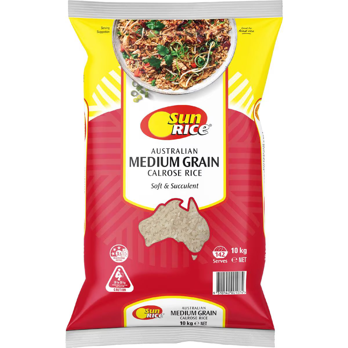 Australian Calrose Rice Medium Grain | 10kg | Sunrice | YG-112208-MC-979636