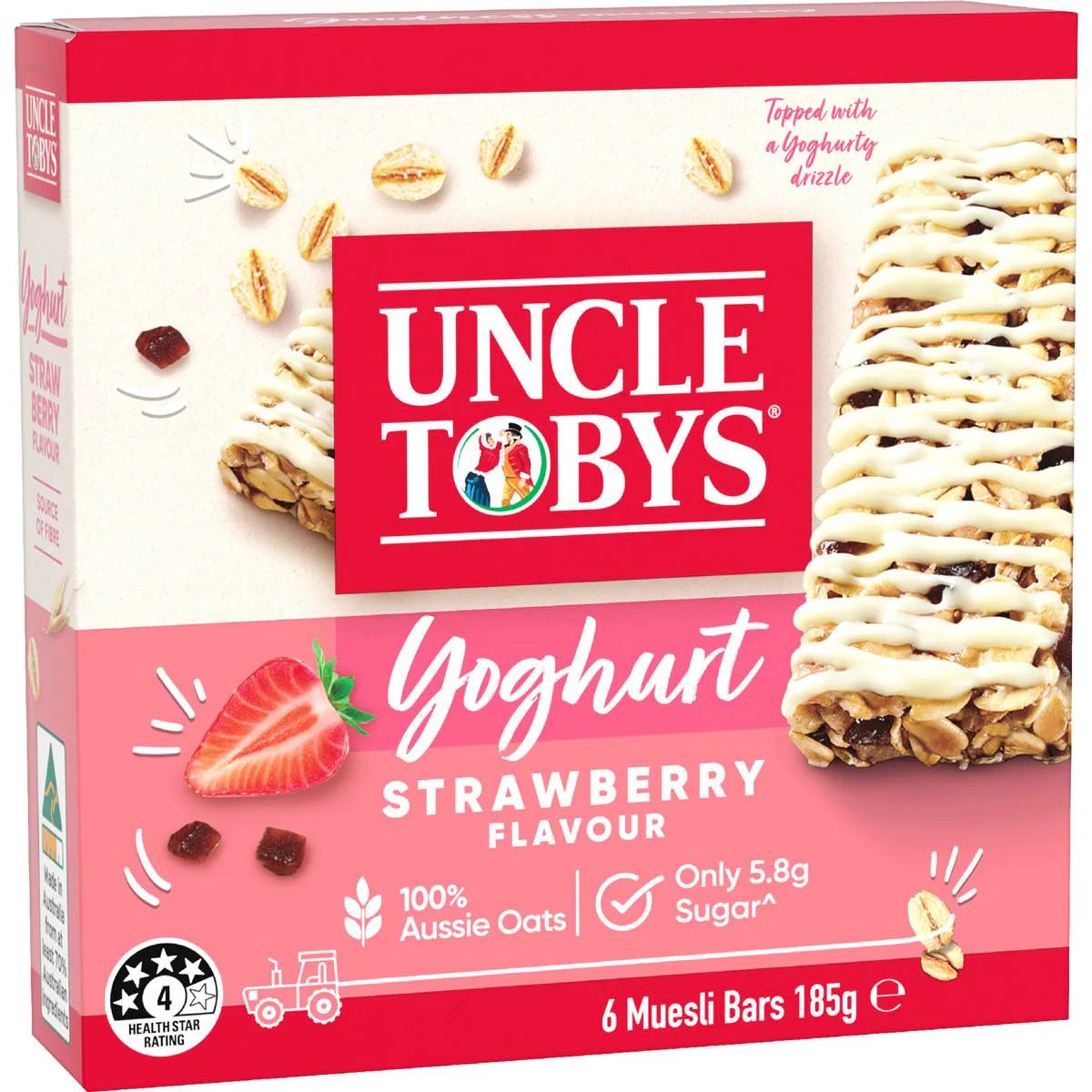 Muesli Bars Yoghurt & Strawberry | 6 Pack | Uncle Tobys | YG-112616-MC-977329