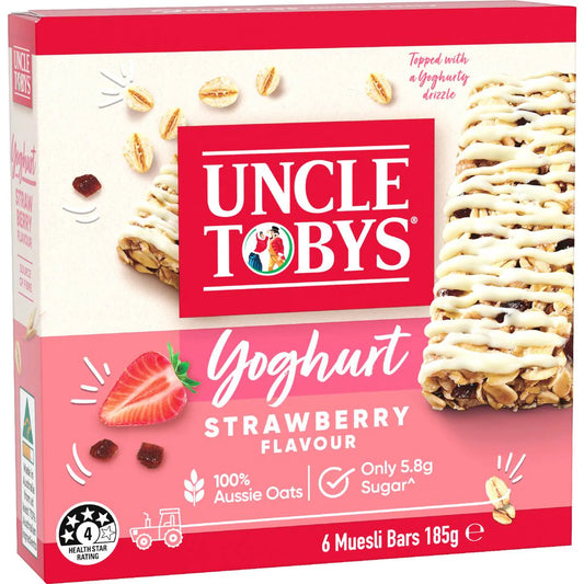 Muesli Bars Yoghurt & Strawberry | 6 Pack | Uncle Tobys | YG-112616-MC-977329