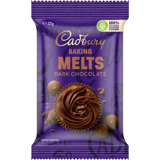 Baking Dark Chocolate Melts | 225g | Cadbury | YG-008661-MC-978390