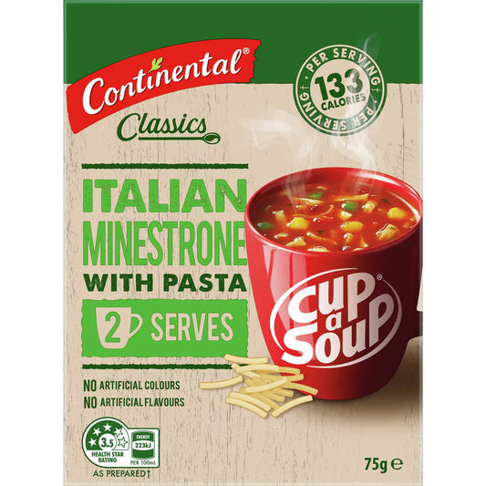 Classics Cup A Soup Italian Minestrone With Pasta | 75g | Continental | YG-112110-MC-978615