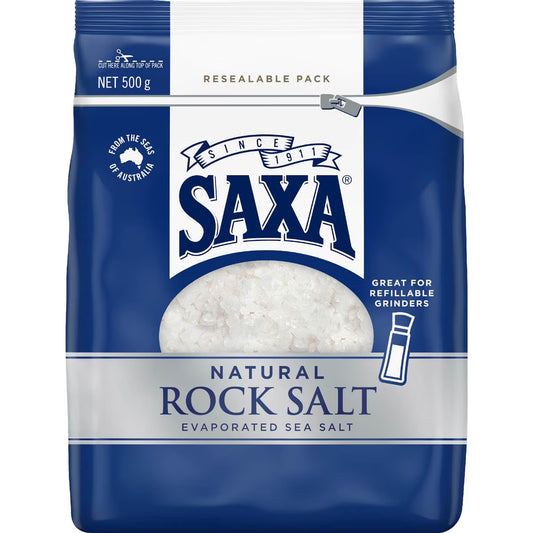 Refill Value Pack Natural Rock Salt | 500g | Saxa | YG-112081-MC-978517