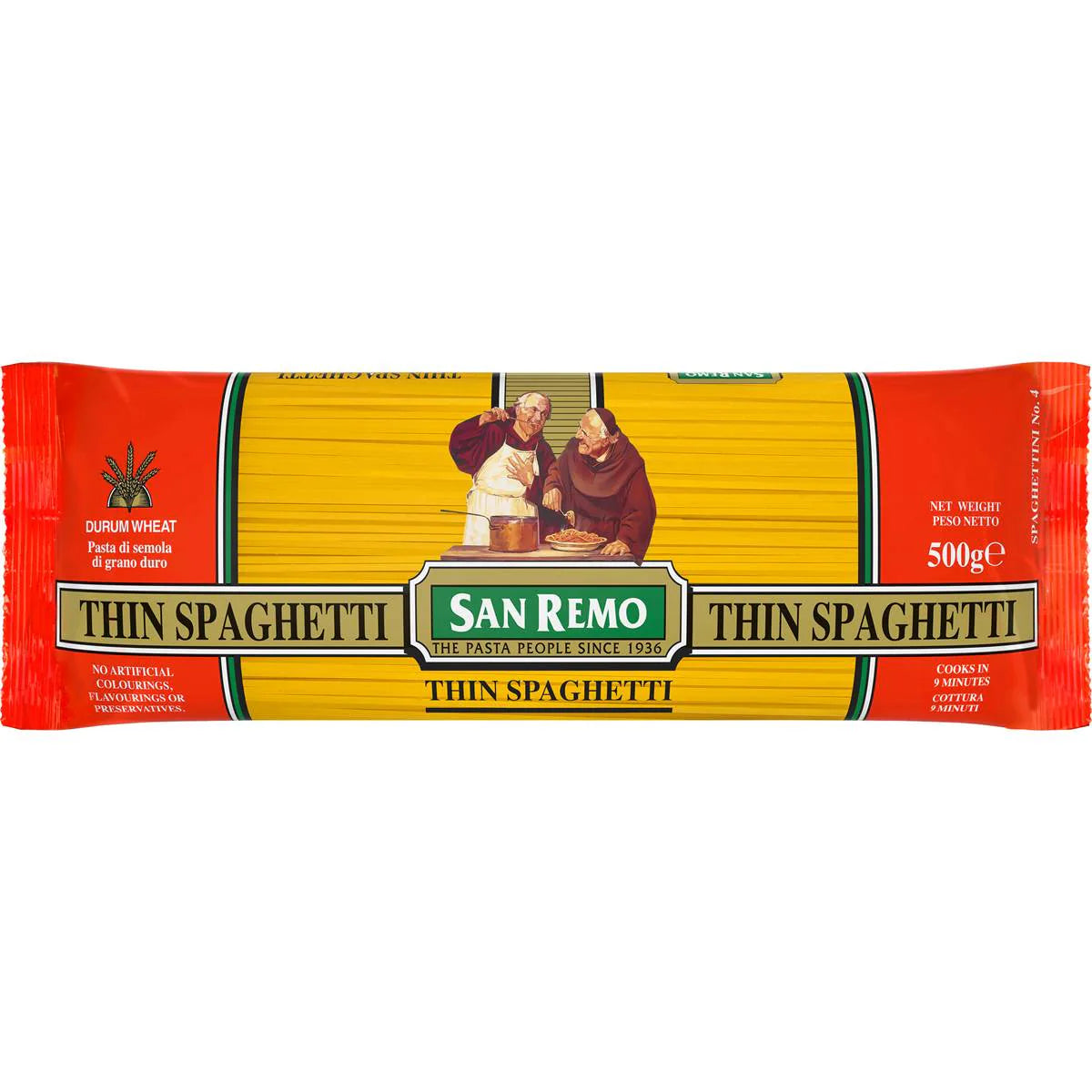 Thin Spaghetti No. 4 | 500g | San Remo | YG-112998-MC-978992