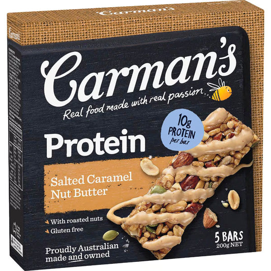 Protein Bars Salted Caramel Nut Butter | 5 Pack | Carman's | YG-112613-MC-151825
