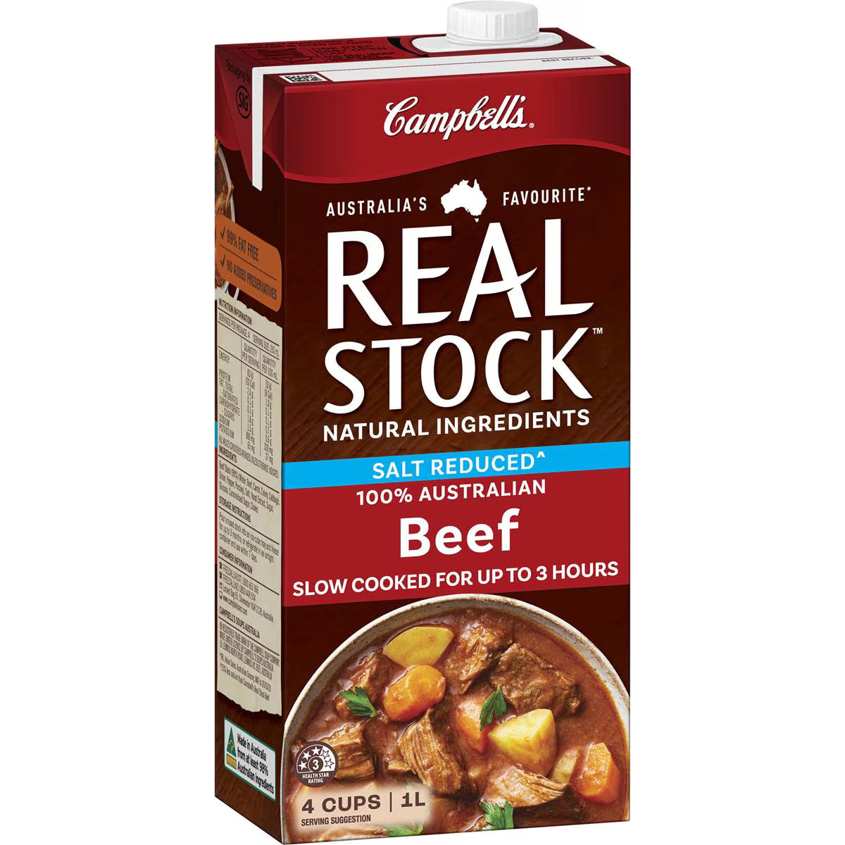 Real Stock Beef Salt Reduced | 1L | Campbell's | YG-112136-MC-978728