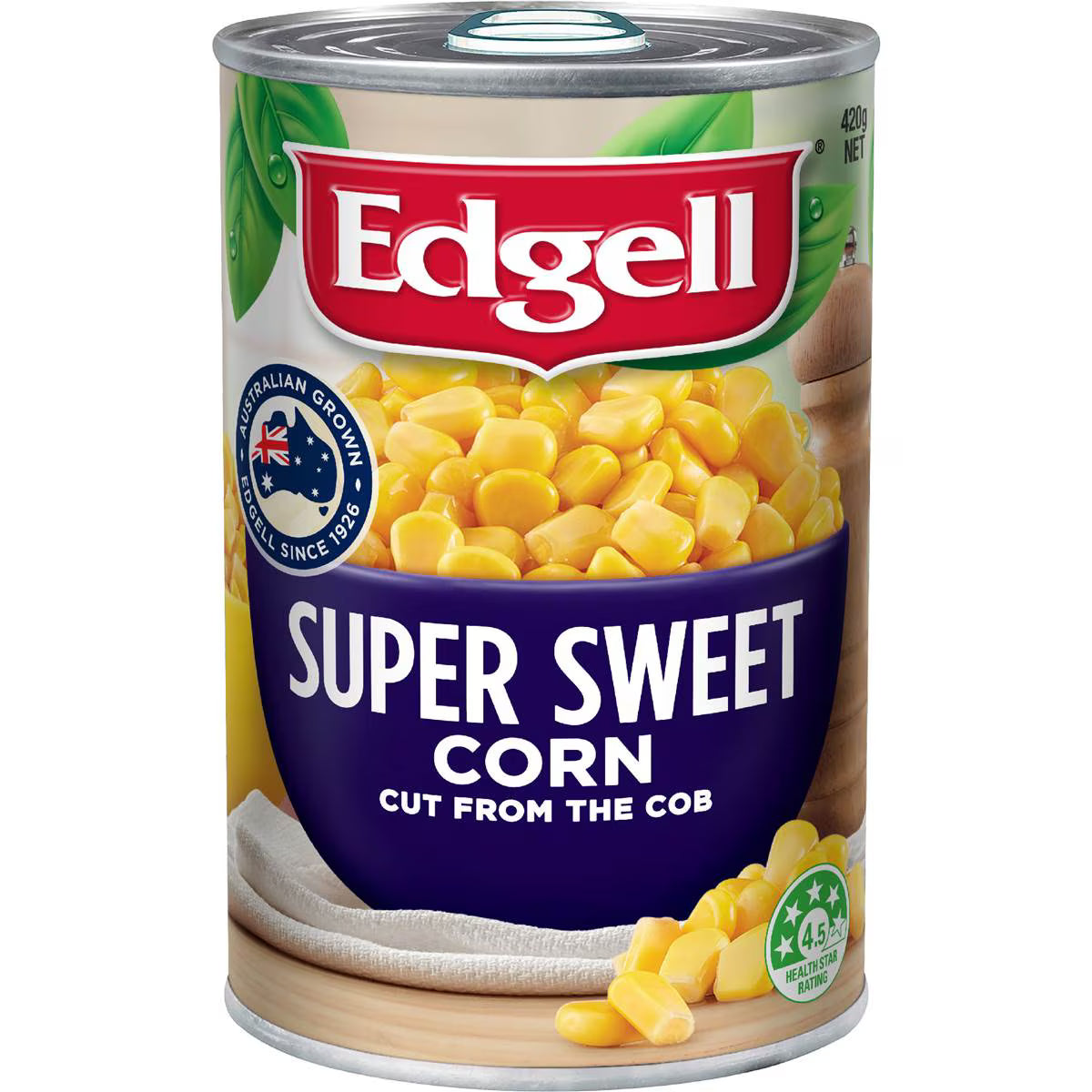 Australian Grown Super Sweet Corn Kernels | 420g | Edgell | YG-112096-MC-978578