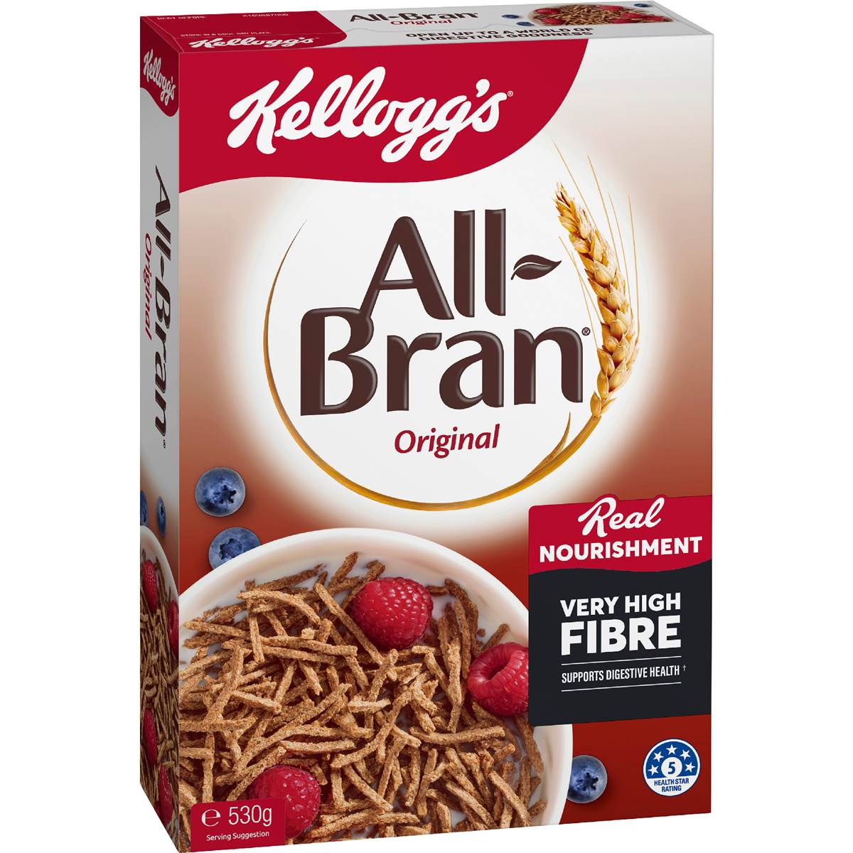All-Bran High Fibre Breakfast Cereal | 530g | Kellogg's | YG-112736-MC-977795