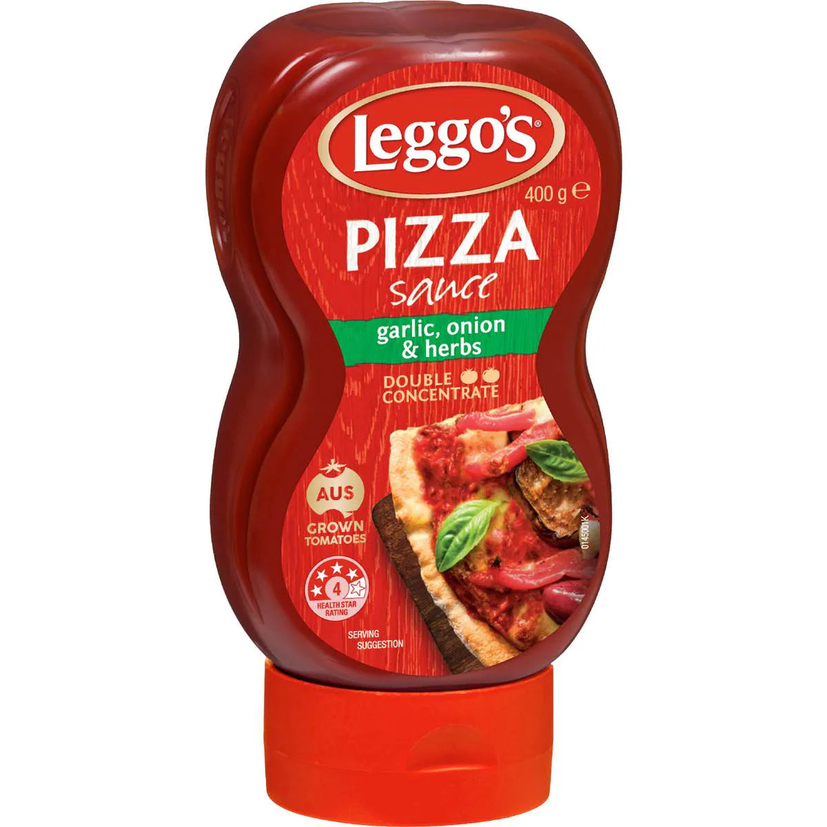 Pizza Sauce Double Concentrate Garlic Onion & Herbs Squeeze | 400g | Leggo's | YG-112200-MC-979031