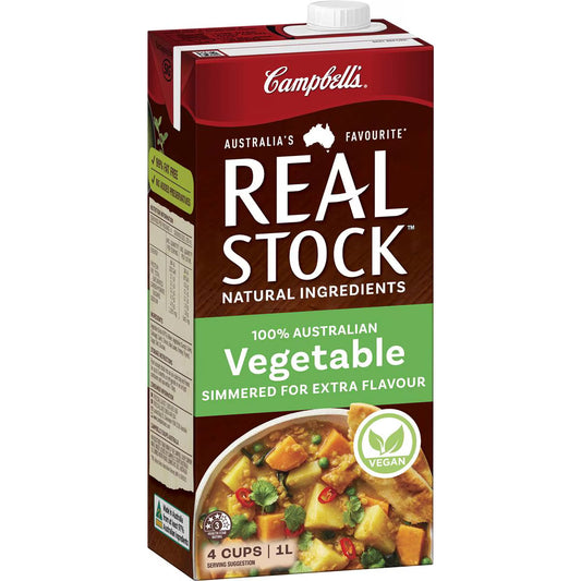 Real Stock Vegetable Liquid Stock | 1L | Campbell's | YG-112955-MC-978729