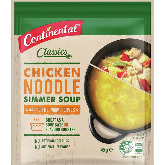Classics Simmer Soup Chicken Noodle | 45g | Continental | YG-010150-MC-978608