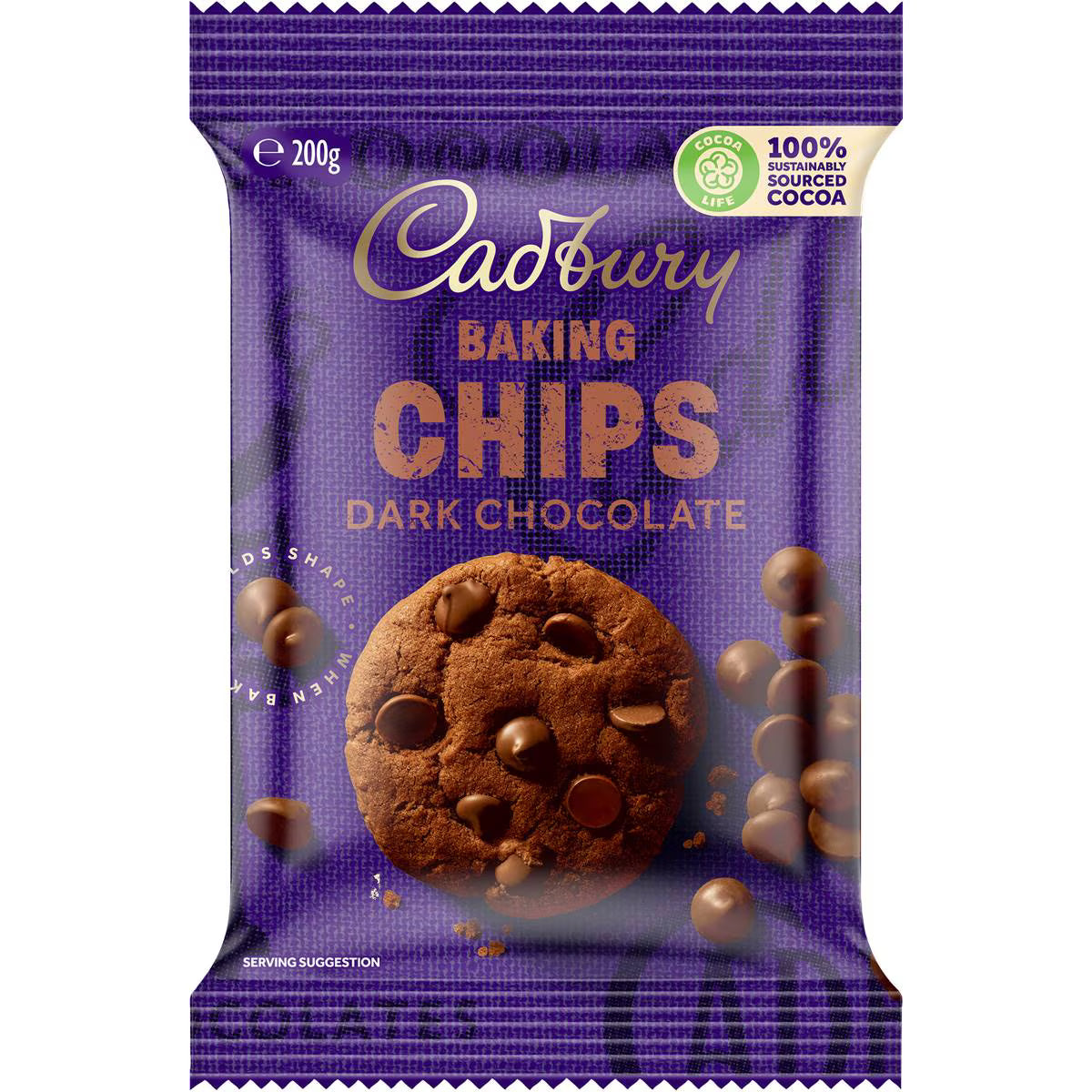 Baking Dark Chocolate Chips | 200g | Cadbury | YG-008698-WW-058906