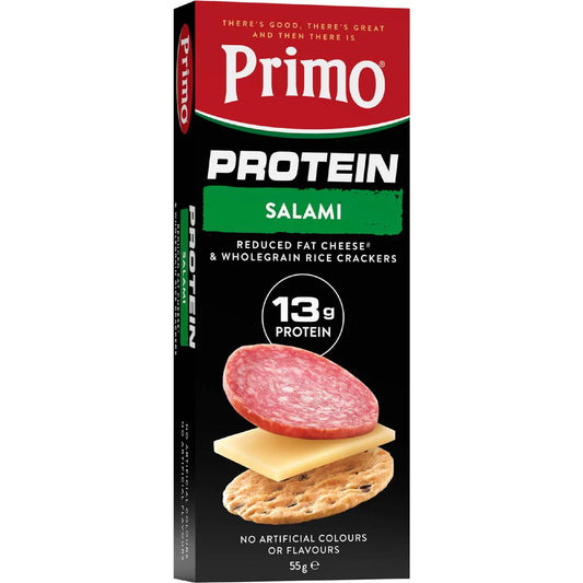 Protein Salami Cheese & Wholegrain Crackers | 55g | Primo | YG-112344-MC-980867