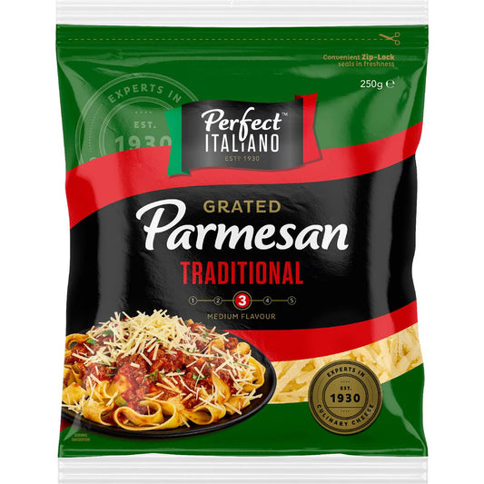 Parmesan Cheese Grated | 250g | Perfect Italiano | YG-006642-WW-059051