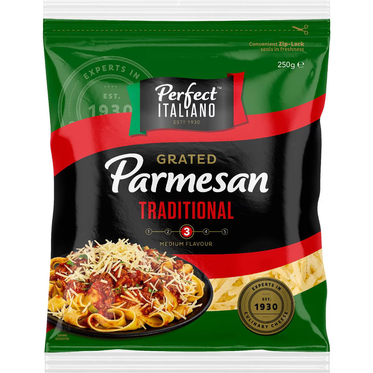 Parmesan Cheese Grated | 250g | Perfect Italiano | YG-006642-WW-059051