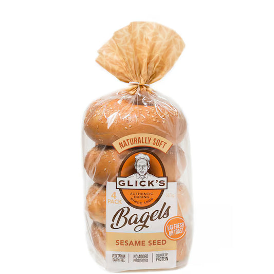 Sesame Bagel | 4 Pack | Glicks | YG-104598-WW-059189